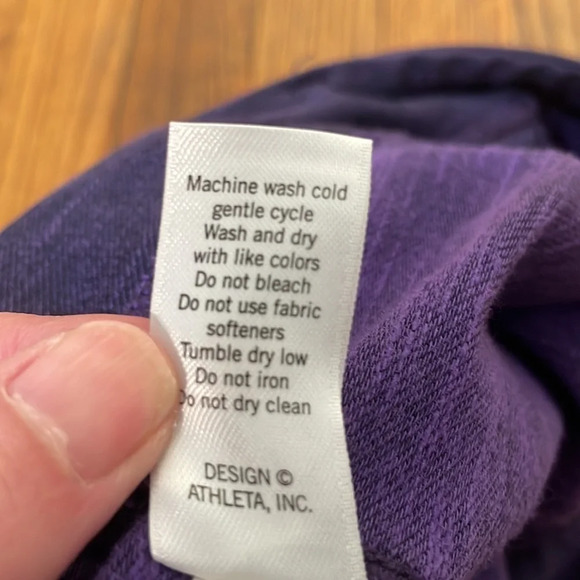 Athleta Bettona Jeggings Purple size Small Petite - Picture 5 of 6